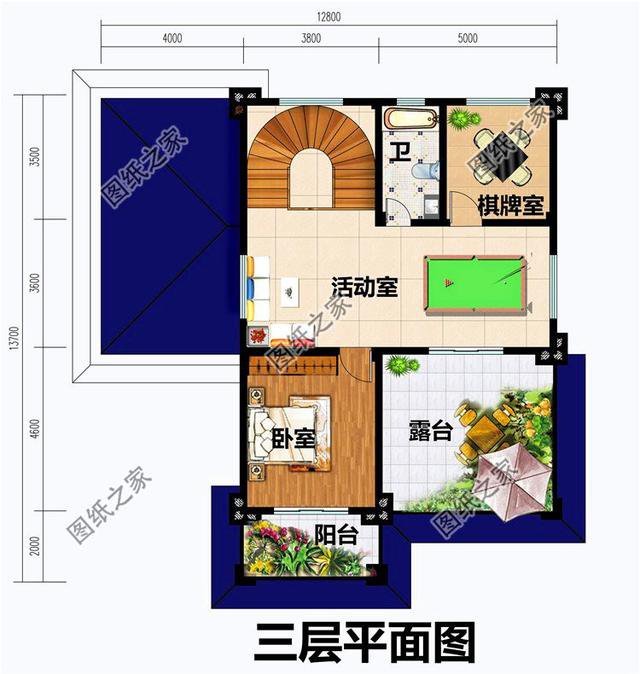 精選3款最新二層半別墅外觀圖，漂亮實用，建好了村里人都來看