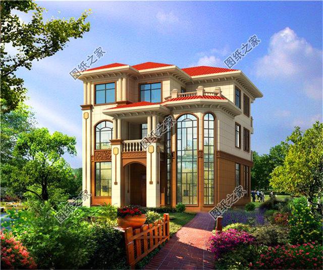 農村三層12米x12米戶型圖，戶型方正，農村自建房的不二選擇