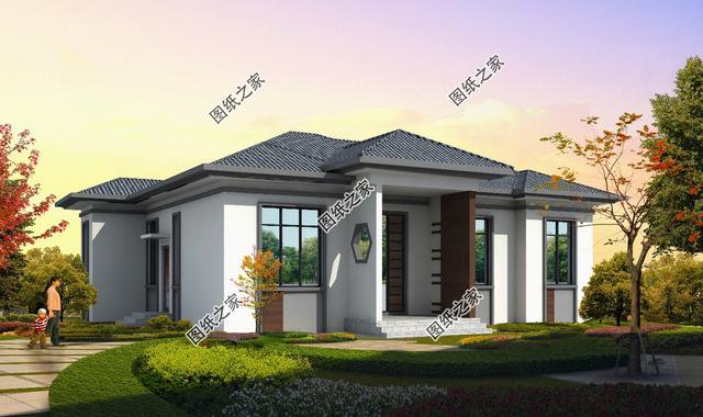 五款經(jīng)典農(nóng)村一層一樓建房設(shè)計(jì)圖，蓋好比別墅都美