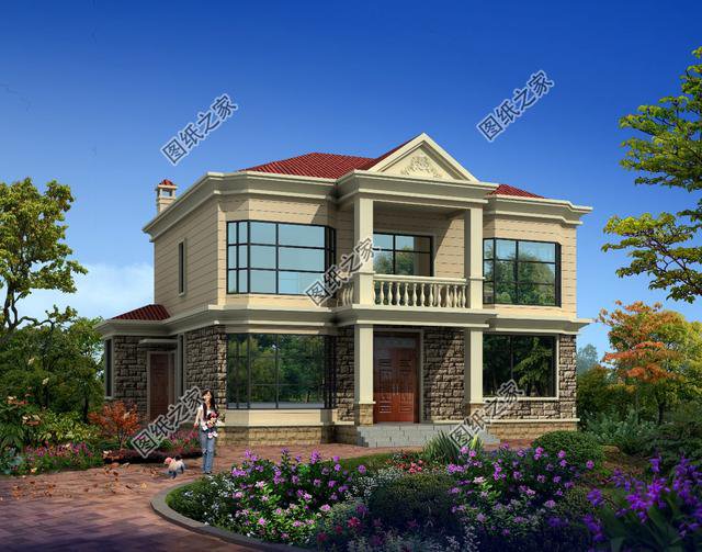 帶柴火房的農村二層別墅，兩代人生活都舒適，過完年就能蓋