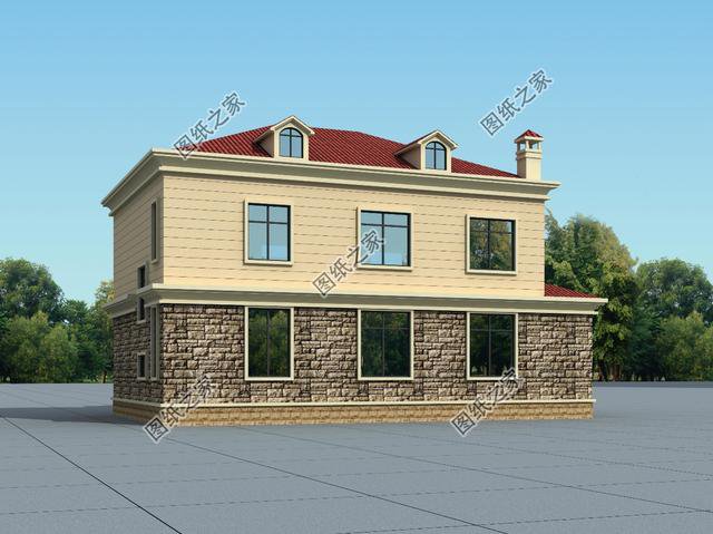 帶柴火房的農村二層別墅，兩代人生活都舒適，過完年就能蓋