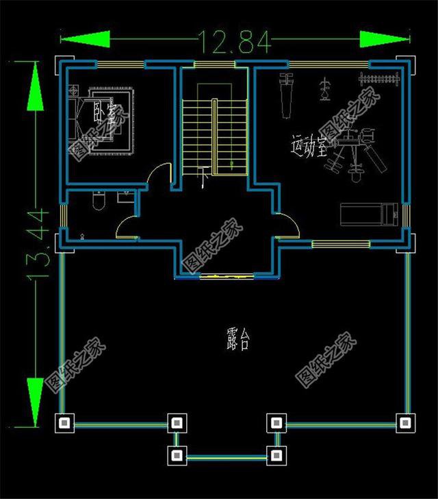 三層半（四層）新型農(nóng)村小樓房，回家建一棟，看著就氣派