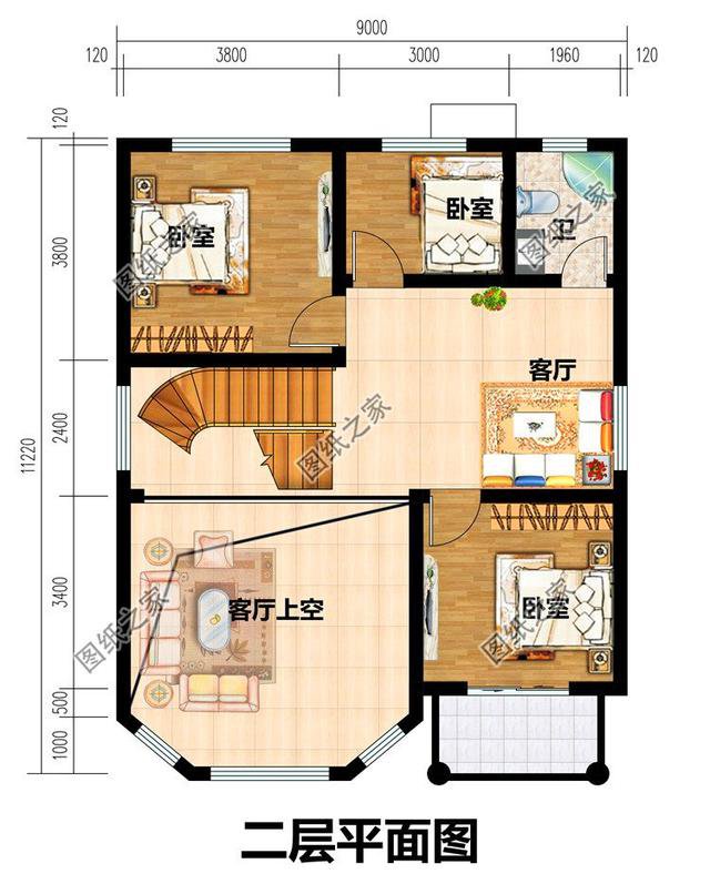 3款一百平方農村建房圖，這三款三層小樓被村里人搶著建，喜歡就收藏