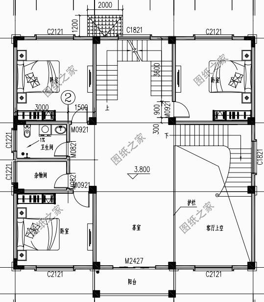 農(nóng)村自建房圖片三層，造型簡(jiǎn)單，布局緊湊，施工難度也不高