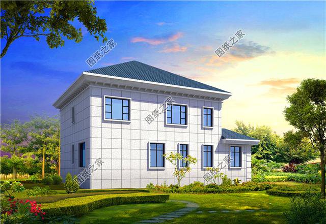 農村4間2層別墅設計圖，簡單大氣又實用，老人小孩都喜歡