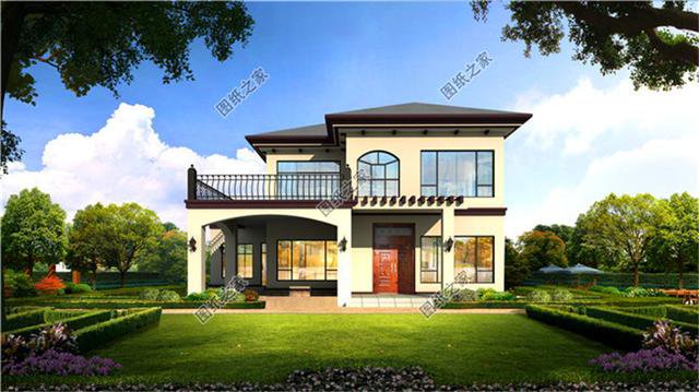 現代最美二層別墅，走在潮流時尚的前端，農村一般不敢建