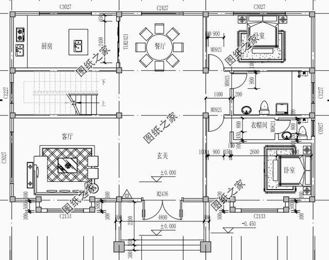 農(nóng)村二層小別墅圖片，戶型合理外觀也不賴，總有一款是你中意的