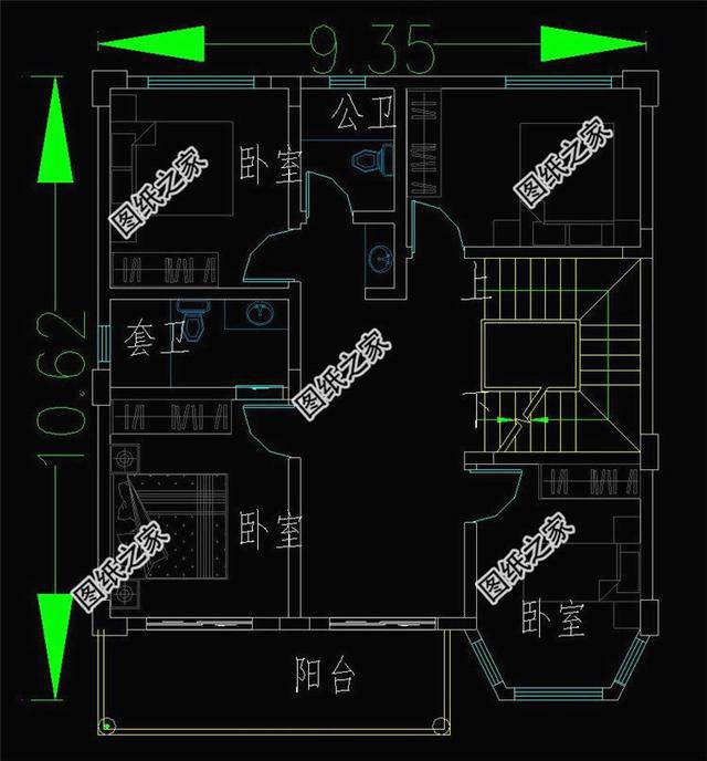 三層半農村別墅外觀圖，經濟實用才是關鍵，建房不要錯過