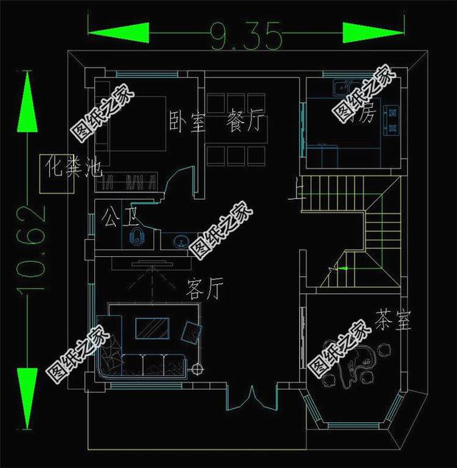 三層半農村別墅外觀圖，經濟實用才是關鍵，建房不要錯過