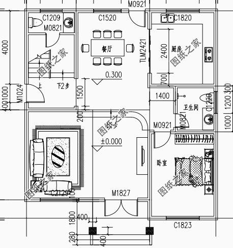 三層別墅住宅農村，外觀和戶型上完美搭配，真的還不錯