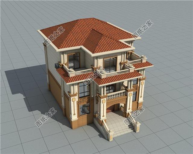 3款三層簡(jiǎn)歐別墅設(shè)計(jì)圖，外觀時(shí)尚簡(jiǎn)潔，住著愜意自在