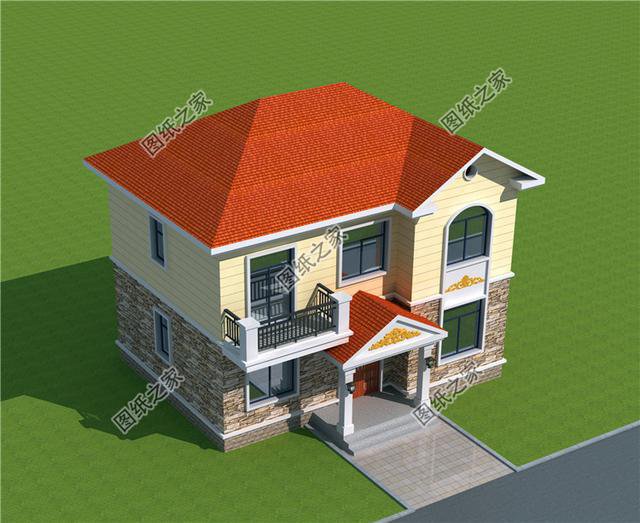 三間二層15萬(wàn)左右設(shè)計(jì)圖，造價(jià)經(jīng)濟(jì)劃算，適合建給父母居住