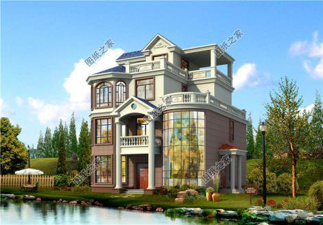 有陽臺四層樓房設(shè)計圖，建一棟在村里倍有面，你值得擁有