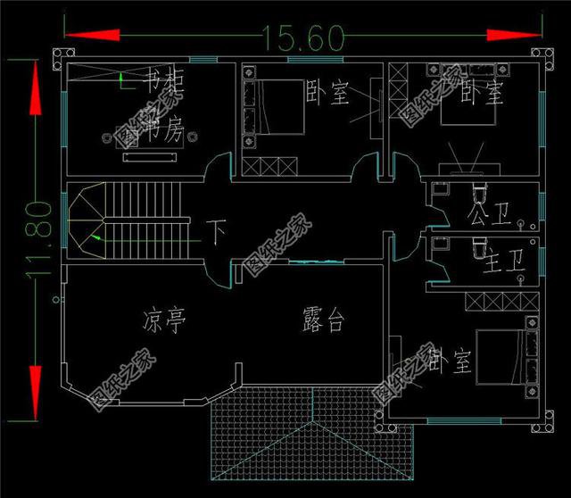 有陽臺四層樓房設(shè)計圖，建一棟在村里倍有面，你值得擁有