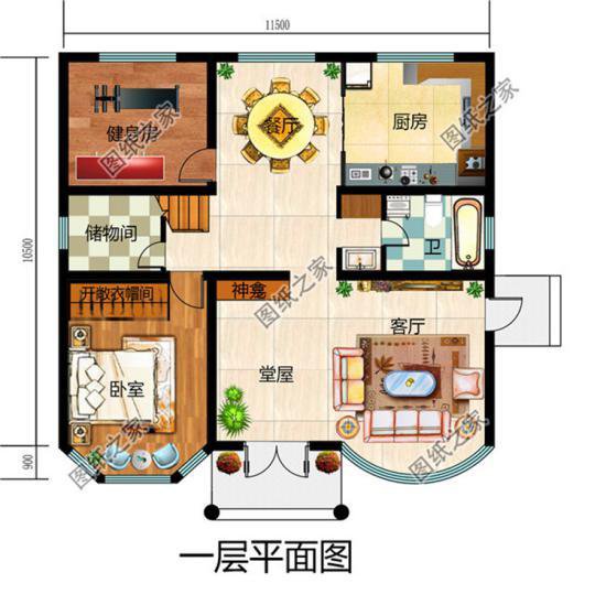 有陽臺四層樓房設(shè)計圖，建一棟在村里倍有面，你值得擁有