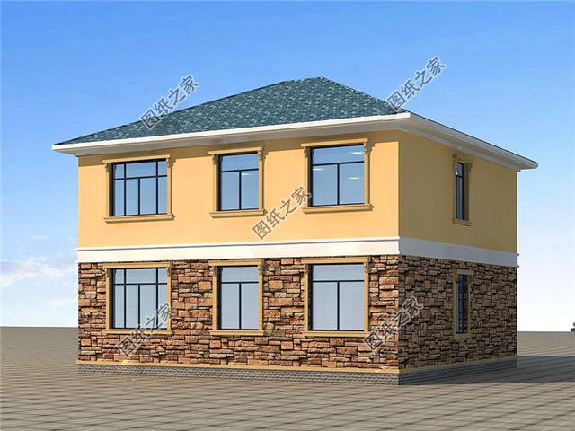 農村三間兩層樓房設計圖，符合80后的審美，年輕人建房不用愁了