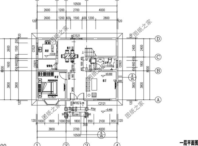 農村普通樓房二層設計圖，簡單實用造價低，輕輕松松就能建