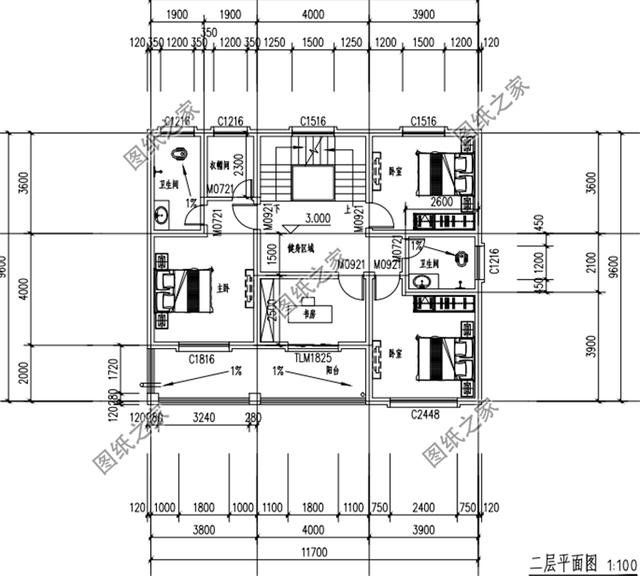 三層現(xiàn)代帶陽臺別墅圖，經(jīng)濟實用人人夸，最后一款還帶車庫