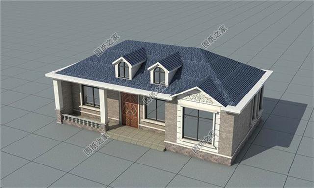 最美一層別墅設計圖，我覺得第一套最美，簡直就是農村養老房的首選