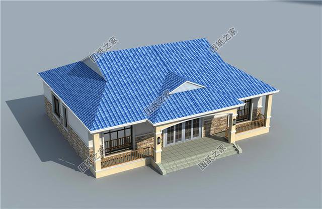 農村三室一廳設計圖，外觀大氣，布局實用又合理，真不錯！