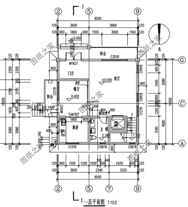 三層半農村別墅外觀圖，簡約大氣，功能豐富，這才是真正的別墅