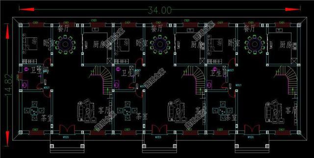 漂亮的農村自建雙拼別墅效果圖，外觀大氣，兄弟更和睦
