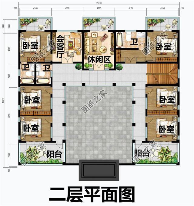 農村自建中式庭院別墅，戶型驚艷，居住生活方便