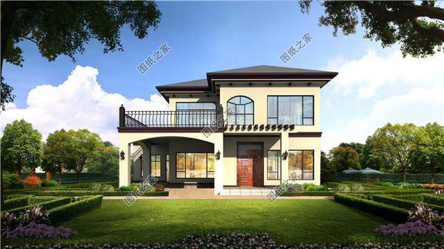 三款二層房屋平面圖，戶型方正，占地面積不大不小