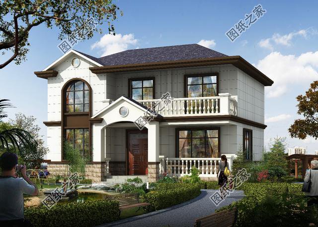 12米乘9米寬二層小別墅，獨(dú)具一格，真是太接地氣了