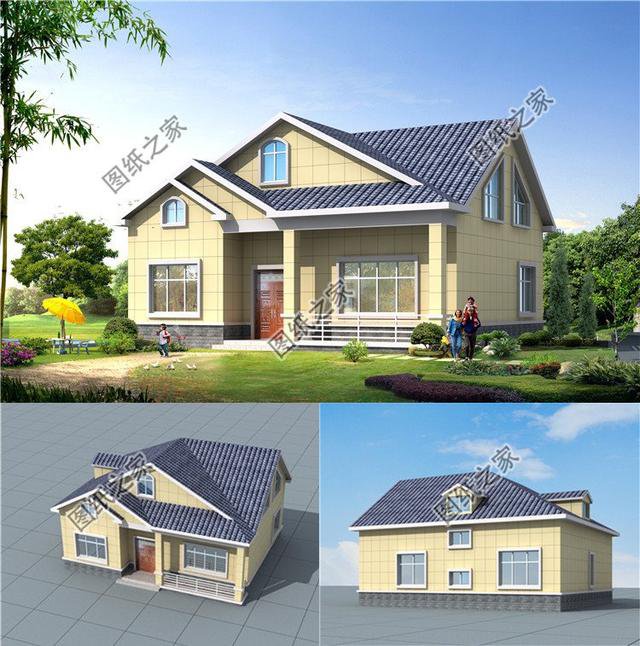 一層半新款農村樓房，看外表就想建，農村養老靠它了