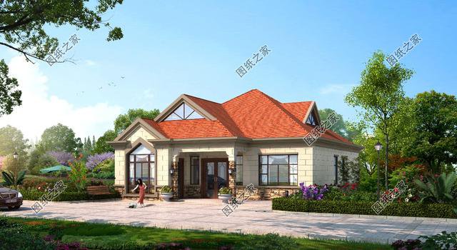 一層半新款農村樓房，看外表就想建，農村養老靠它了