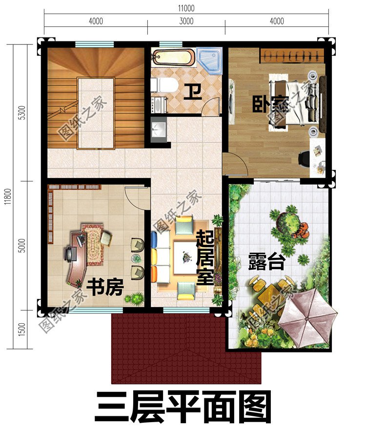 農村三層房屋設計圖紙