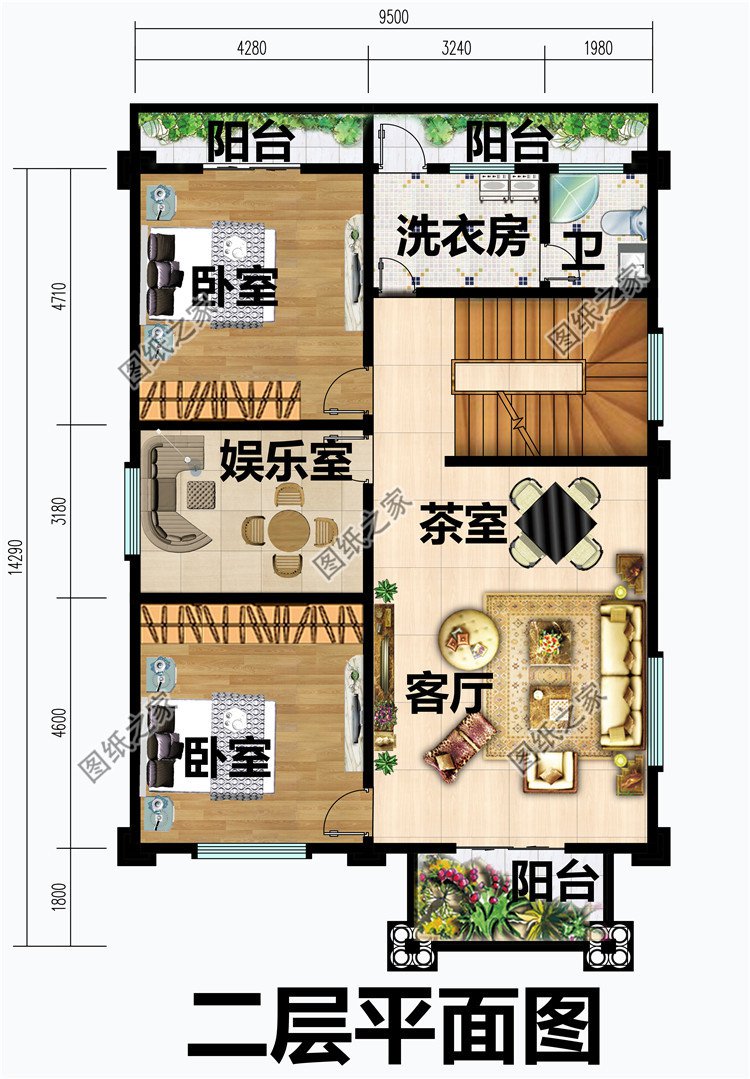 簡約別墅設計圖