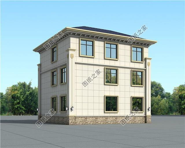 新款三層房屋設計圖，讓你建房不盲目，都是基于農村生活設計出來的