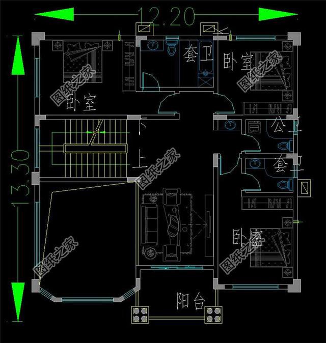 農村三層樓房設計圖，簡單大氣，沒有讓你失望吧