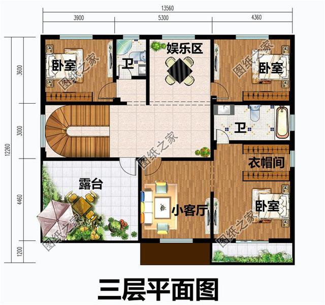 農村三層樓房設計圖，簡單大氣，沒有讓你失望吧