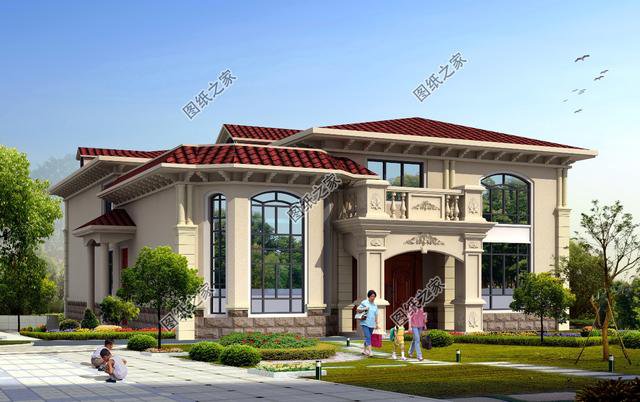 農村新款二層房屋設計圖，每天進進出出，怎么著也得認真挑一下吧