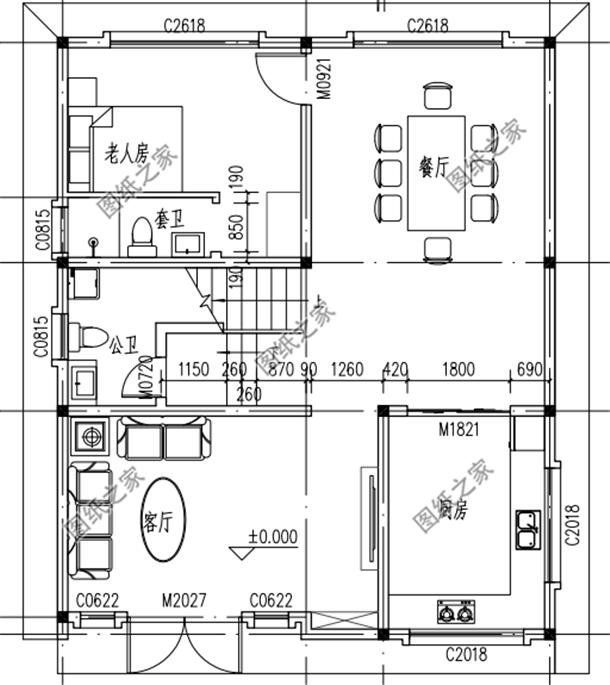 來(lái)看看農(nóng)村三室一廳自建房圖，這樣設(shè)計(jì)的房子才有家的感覺(jué)