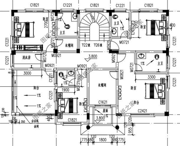 農村簡單大氣最新房子款式，蓋個二層樓房怎么樣，3套戶型隨你挑