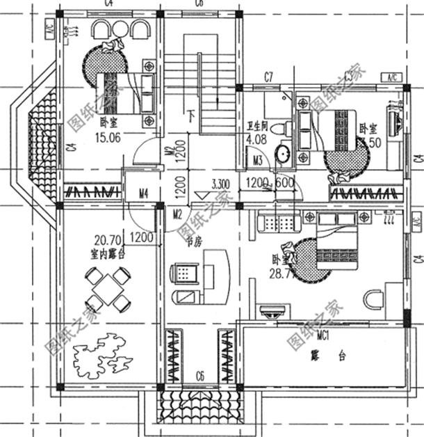 農村簡單大氣最新房子款式，蓋個二層樓房怎么樣，3套戶型隨你挑