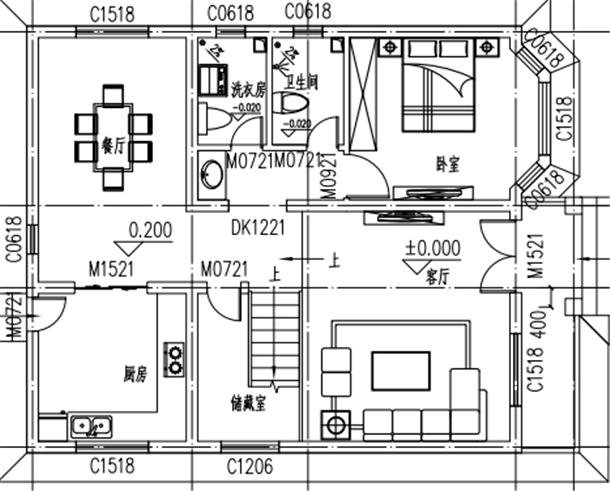 進深10米的農村房屋戶型圖，看看這幾款是不是你想要的設計圖