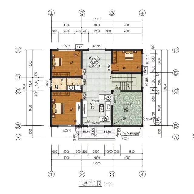 2026農村二層自建房圖紙，面積適中，舒適美觀兼實用