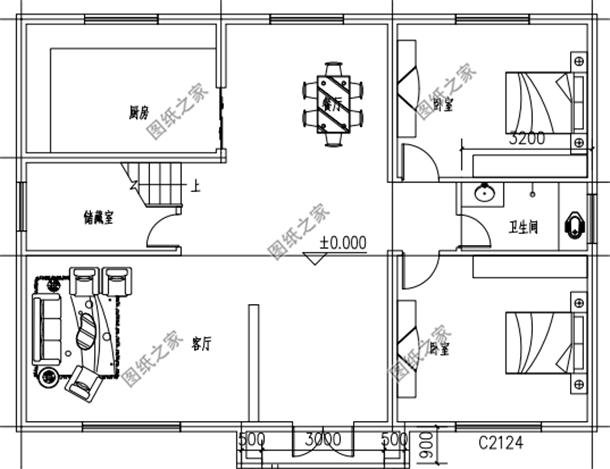 農村蓋房設計圖紙，這三款拿了過節回老家蓋房去