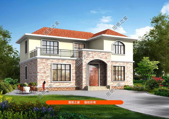 農村蓋房設計圖紙，這三款拿了過節回老家蓋房去