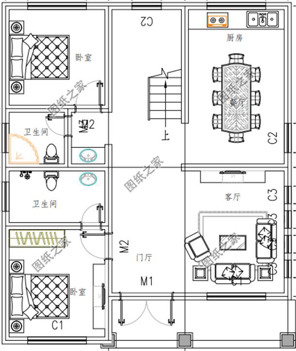 農村的房子怎樣建好看圖片，這三款每款都帶戶型圖，有品位的人已經收藏了