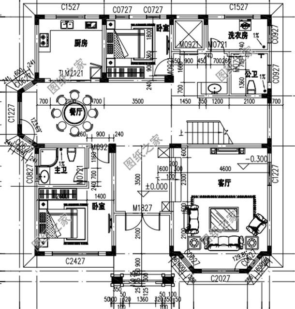 農村簡單二層別墅圖，效果圖和平面圖都有，最新推薦