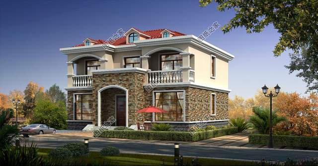 120平方米的自建房設計圖，簡直就是為農村量身定制的