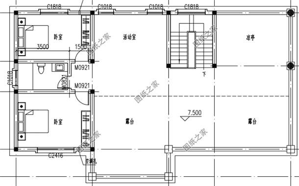 農村自建房三層樓外觀效果圖，大氣內部布局都無可挑剔