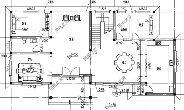 農村自建房三層樓外觀效果圖，大氣內部布局都無可挑剔