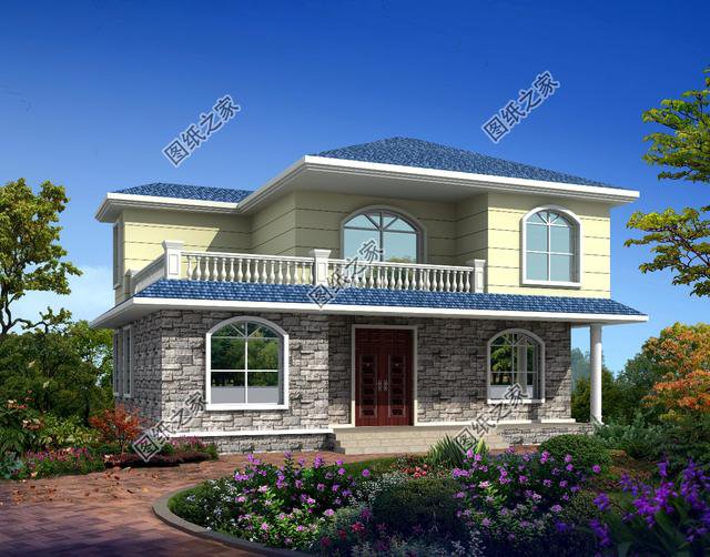 占地面積100平米二層別墅，農村99%的人都選它